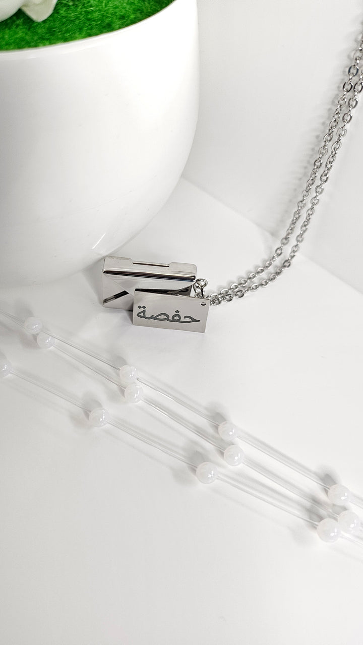 Hidden Message Envelope Necklace