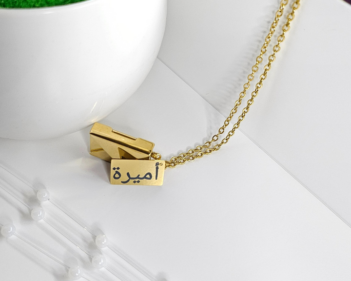 Hidden Message Envelope Necklace