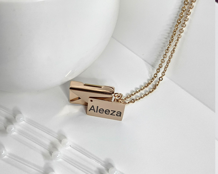 Hidden Message Envelope Necklace